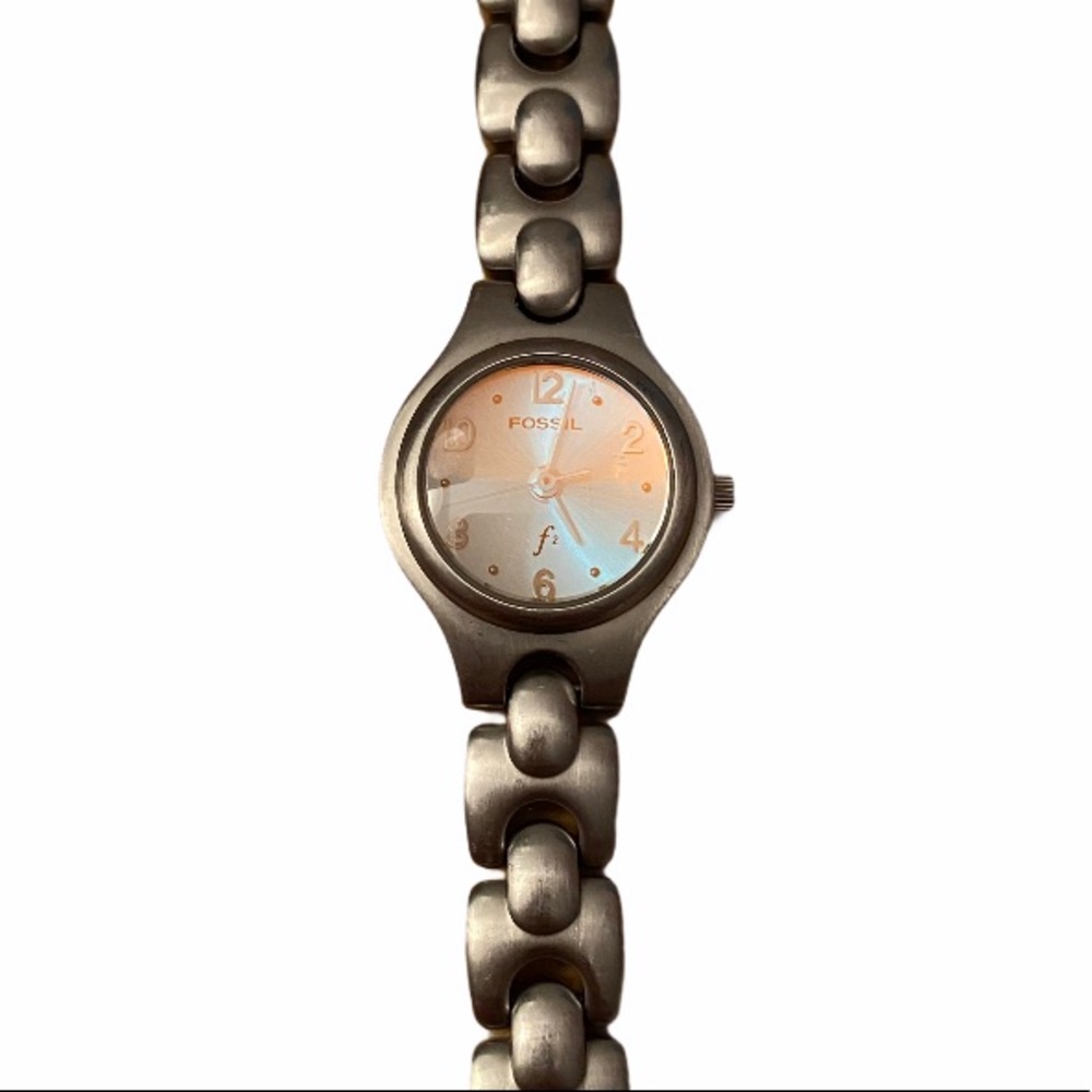 Vintage Iridescent  Fossil Ladies Watch